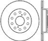 StopTech 126.44072CSR Sport Cryo-Treated Slotted Disc Brake Rotor Fits 91-95 MR2