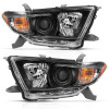 Anzo USA 111435 Projector Headlight Set Fits 11-13 Highlander