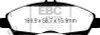 EBC UD1896 Ultimax2 Brake Pad Sets- UD1896