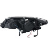 ANZO For 2012-2013 Toyota Camry Projector Headlights w/ Halo Black