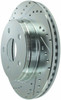 StopTech 227.67053R Select Sport Cross-Drilled And Slotted Disc Brake Rotor