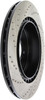 StopTech 127.46075L Sport Cross-Drilled And Slotted Disc Brake Rotor Fits Lancer