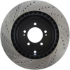 StopTech 127.46075L Sport Cross-Drilled And Slotted Disc Brake Rotor Fits Lancer