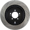StopTech 127.46075L Sport Cross-Drilled And Slotted Disc Brake Rotor Fits Lancer