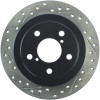 StopTech 127.47011R Sport Cross-Drilled And Slotted Disc Brake Rotor