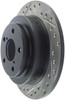 StopTech 127.47011R Sport Cross-Drilled And Slotted Disc Brake Rotor