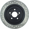 StopTech 127.47011R Sport Cross-Drilled And Slotted Disc Brake Rotor