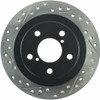 StopTech 127.47011R Sport Cross-Drilled And Slotted Disc Brake Rotor