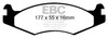 EBC DP41785R Yellowstuff Brake Pad Sets- DP41785R