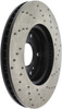 StopTech Drilled Sport Brake Rotors (Part# 128.40086R)