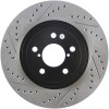 StopTech 127.47021R Sport Cross-Drilled And Slotted Disc Brake Rotor
