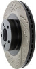StopTech 127.47021R Sport Cross-Drilled And Slotted Disc Brake Rotor