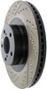 StopTech 127.47021R Sport Cross-Drilled And Slotted Disc Brake Rotor