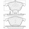 StopTech Street Brake Pads (Part# 308.1186)