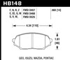 Hawk Performance HB148N.560 HP Plus Disc Brake Pad Fits Impulse Miata Storm