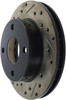 StopTech 127.61001R Sport Cross-Drilled And Slotted Disc Brake Rotor