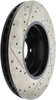 StopTech 127.34144L Sport Cross-Drilled And Slotted Disc Brake Rotor