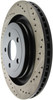 StopTech 127.61109L Sport Cross-Drilled And Slotted Disc Brake Rotor