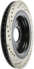 StopTech 127.61109L Sport Cross-Drilled And Slotted Disc Brake Rotor