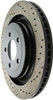 StopTech 127.61109L Sport Cross-Drilled And Slotted Disc Brake Rotor