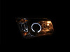 Anzo USA 121299 Projector Headlight Set w/Halo Fits 05-09 Mustang