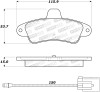 StopTech 308.06610 StopTech Street Brake Pads Fits 95-00 Contour Mystique