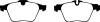 EBC DP21912 Greenstuff Brake Pad Sets- DP21912