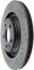 StopTech 128.33125R Sport Cross-Drilled Disc Brake Rotor Fits 08-11 S4 S5
