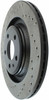 StopTech 128.33125R Sport Cross-Drilled Disc Brake Rotor Fits 08-11 S4 S5