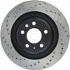 StopTech 128.33125R Sport Cross-Drilled Disc Brake Rotor Fits 08-11 S4 S5