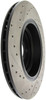 StopTech 127.34054L Sport Cross-Drilled And Slotted Disc Brake Rotor Fits M3 M5