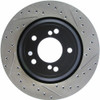 StopTech 127.34054L Sport Cross-Drilled And Slotted Disc Brake Rotor Fits M3 M5