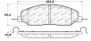 StopTech Sport Brake Pads (Part# 309.1081)