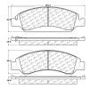 StopTech 308.13630 StopTech Street Brake Pads