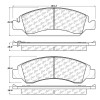 StopTech 308.13630 StopTech Street Brake Pads