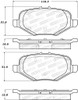 StopTech Street Brake Pads (Part# 308.1612)