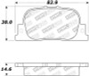 StopTech 308.08350 StopTech Street Brake Pads Fits 00-10 ES300 tC
