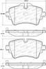 StopTech 308.18010 StopTech Street Brake Pads Fits 14-18 Cooper Cooper Clubman