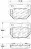 StopTech Sport Brake Pads (Part# 309.04611)