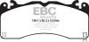 EBC Brakes DP33040C Redstuff Ceramic Low Dust Brake Pads Fits 15-23 Mustang