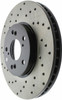StopTech Drilled Sport Brake Rotors (Part# 128.40046R)