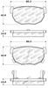 StopTech 309.02720 StopTech Sport Brake Pads Fits 200SX 240SX 280ZX 300ZX Maxima