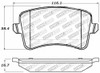 StopTech Sport Brake Pads (Part# 309.1386)