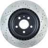 StopTech 127.33137R Sport Cross-Drilled And Slotted Disc Brake Rotor