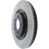 StopTech 127.33137R Sport Cross-Drilled And Slotted Disc Brake Rotor