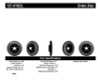 StopTech 127.47022L Sport Cross-Drilled And Slotted Disc Brake Rotor