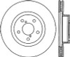 StopTech 127.47022L Sport Cross-Drilled And Slotted Disc Brake Rotor