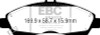 EBC Brakes UD1896 Ultimax  Brake Pads