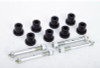 Daystar KJ02019BK Greaseable Bolt And Bushing Kit/Shackles Only
