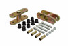 Daystar KJ61002BK Super Shackle/Greaseable Fits CJ3 CJ5 CJ5A CJ6 CJ6A Willys